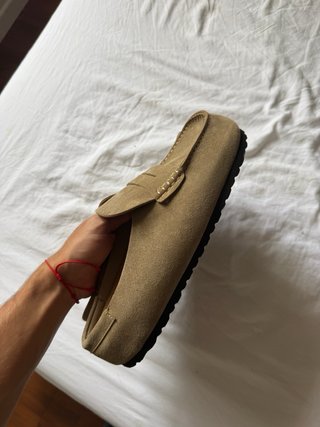 Zuecos Birkenstock Beige