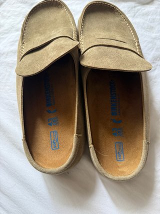 Zuecos Birkenstock Beige