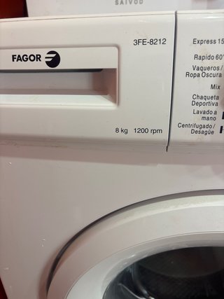 Lavadora Fagor 8kg 1200rpm 3FE-8212 En Cadiz