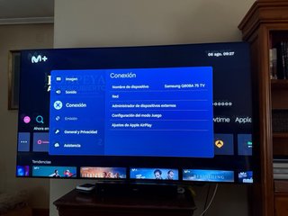 Televisión Samsung QLED 75” 4K Q80BA Smart TV