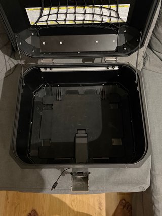 Baúl Kappa K’Force KFR48 48L Aluminio Negro