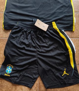 Completo Nike Jordan Brasile XXL nero/giallo