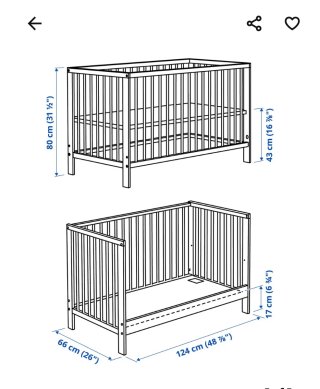 Cuna IKEA GULLIVER (60×120 cm)