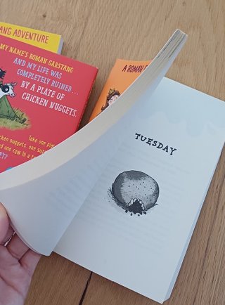3 libros de la serie de mark lowery en ingles