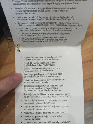 Funda protectora para coche, nunca se ha usado.