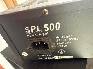 Altavoces Skytronic y Amplificador SPL 500