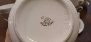 Juego Tazas Café Cerámica Blanca