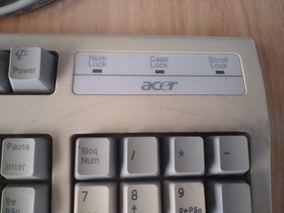 Teclado Mecánico Acer PS/2 Español Retro