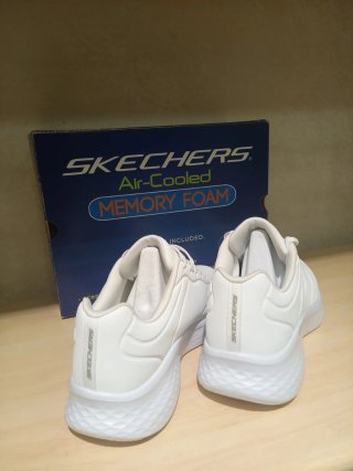 Skechers Unisex Bianche Taglia 40