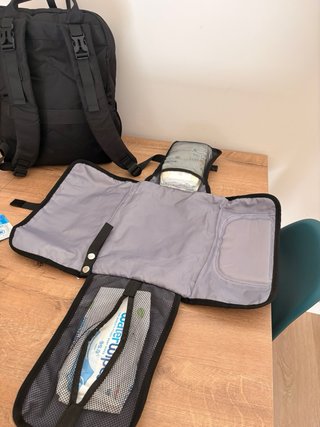 Mochila cambiador negra