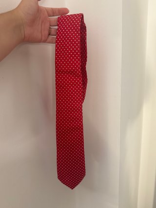 Corbata Massimo Dutti Roja Estampada