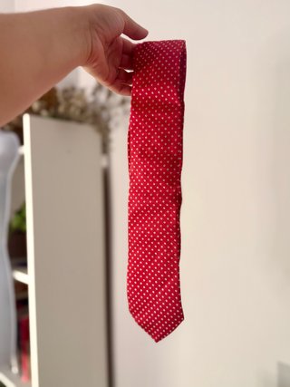 Corbata Massimo Dutti Roja Estampada