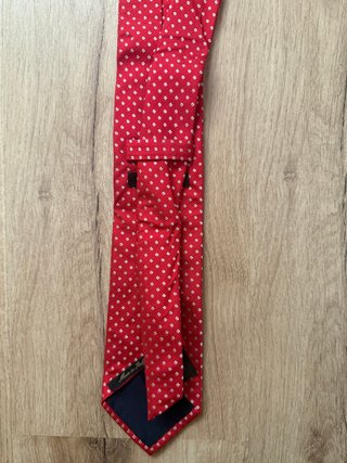 Corbata Massimo Dutti Roja Estampada