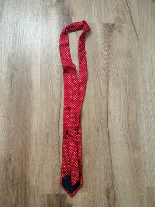 Corbata Massimo Dutti Roja Estampada