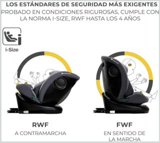 Kinderkraft I-GROW 360° ISOFIX y TOP TETHER Silla