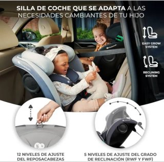 Kinderkraft I-GROW 360° ISOFIX y TOP TETHER Silla