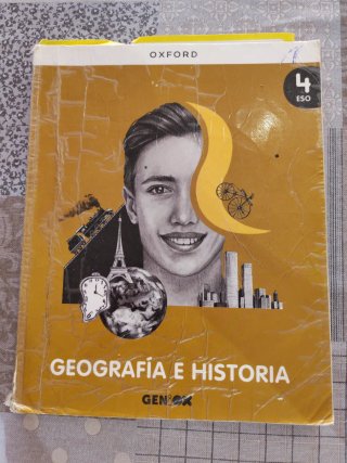 Libro de Geografía e Historia, 4 eso, IES Huerta