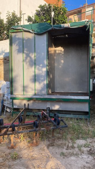 Bañadora de palots agrícola.