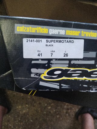 Botas Gaerne Supermotard Talla 41