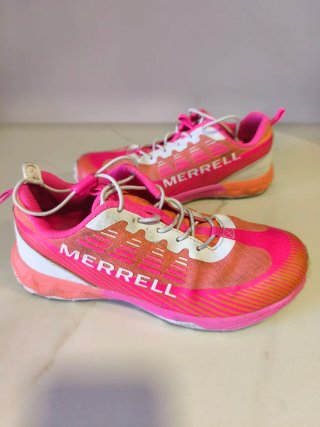 Zapatillas Merrell 36 rosa flúor y salmón