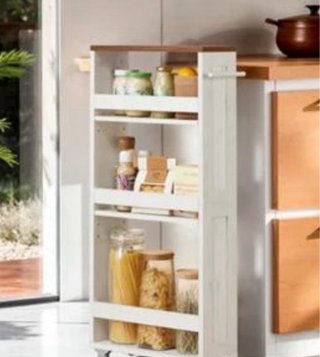NUEVO!Mueble estrecho 15cms con ruedas