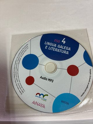 Lingua galega e literatura 4ESO, tres libros.