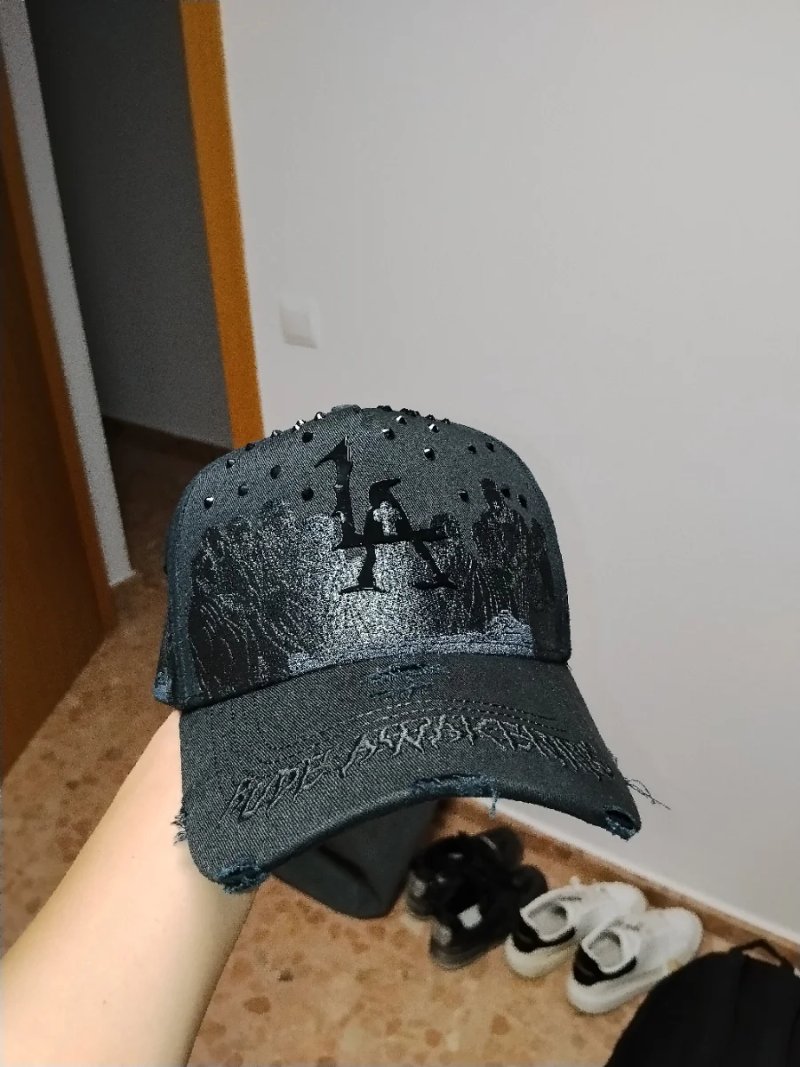 Gorra LA La Última Cena Negra/Gris