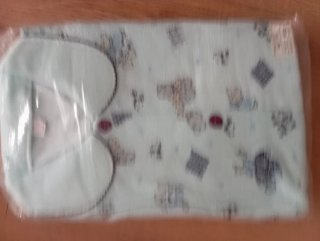 Pijama franela mujer M con escarpines