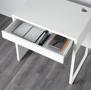MICKE IKEA  Escritorio, blanco, 73x50 cm