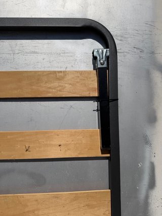 Somier 150x190 cm Metal y Madera