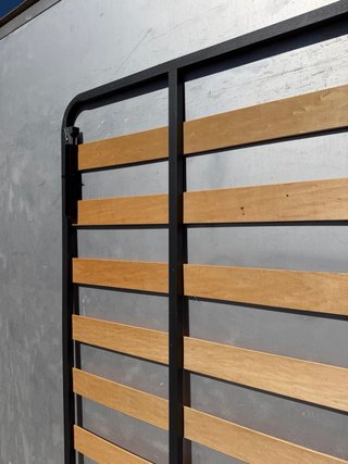 Somier 150x190 cm Metal y Madera