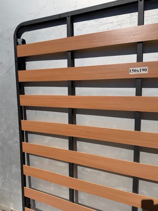 Somier 150x190 cm Metal y Madera