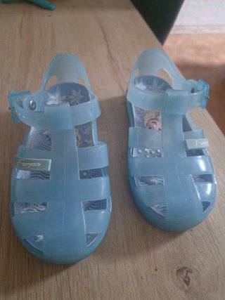 Sandalias Frozen Cangrejeras Azul