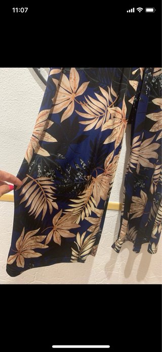 Pantalón fluido estampado