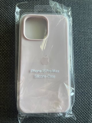 Funda iPhone 15 Pro Max Rosa Silicona