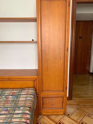 Dormitorio completo madera - Cama nido