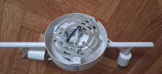 Lámpara aplique Techo 3 Focos Tross Ikea blanco