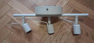 Lámpara aplique Techo 3 Focos Tross Ikea blanco