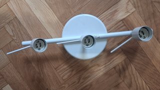 Lámpara aplique Techo 3 Focos Tross Ikea blanco