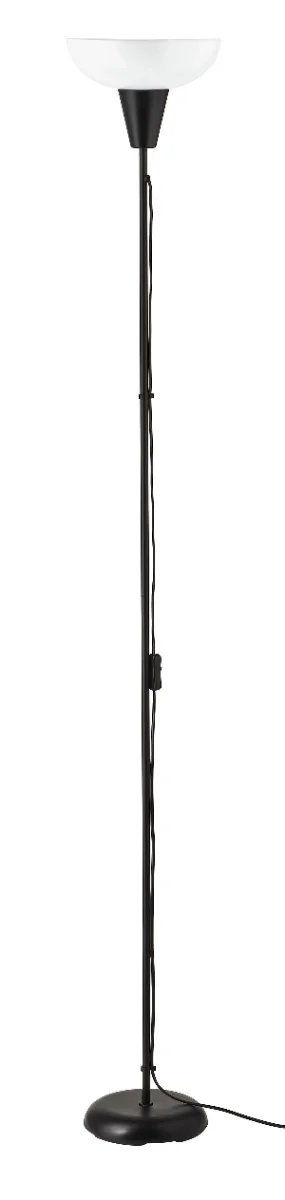 Lámpara de Pie IKEA TÅGARP Negra/Blanca