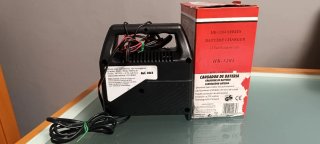 Cargador de Batería Coche con Pinzas