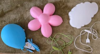 Lámparas Ikea: Globo, Nube y Flor