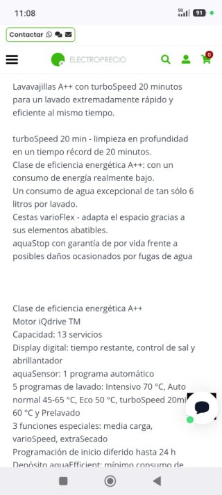 Lavavajillas Siemens Blanco