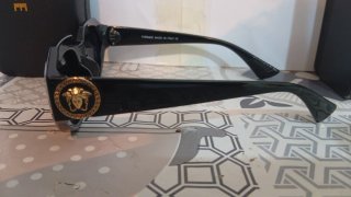 Occhiali Versace Neri e Oro