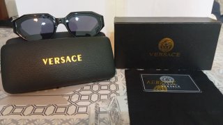 Occhiali Versace Neri e Oro