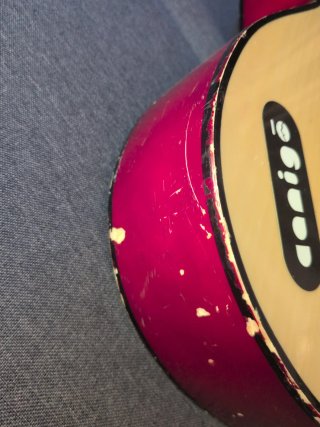 Guitarra de viaje o niño