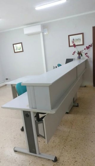 Escritorios forma L mas cajones