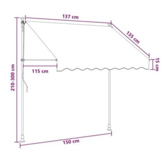 Toldo Manual Retráctil Exterior