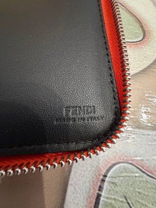Fendi pochette arancione