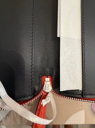 Fendi pochette arancione